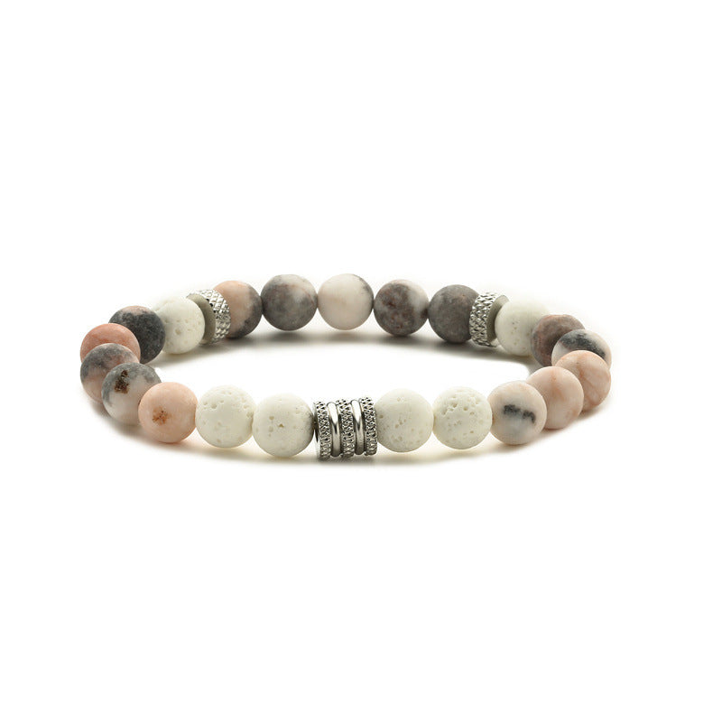 Wholesale Tiger Eye Lava Stone Agate Bracelet
